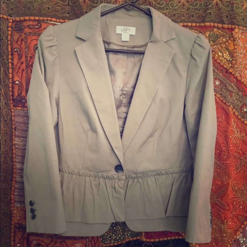 Ann Taylor Loft petite 3/4 sleeve blazer
